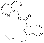 Molecular Structure of 1400742-17-7 (Quinolin-8-yl 1-pentyl-1H-indole-3-carboxylate)